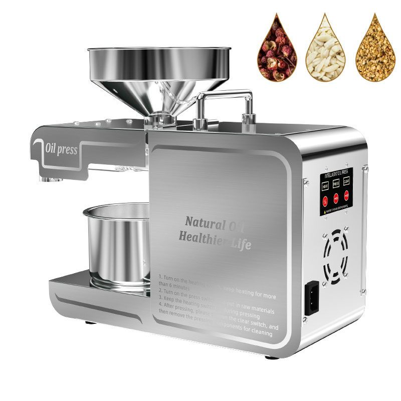Home Cooking Oil Making Machine - Automatic Oil Press Peanut Household Hot