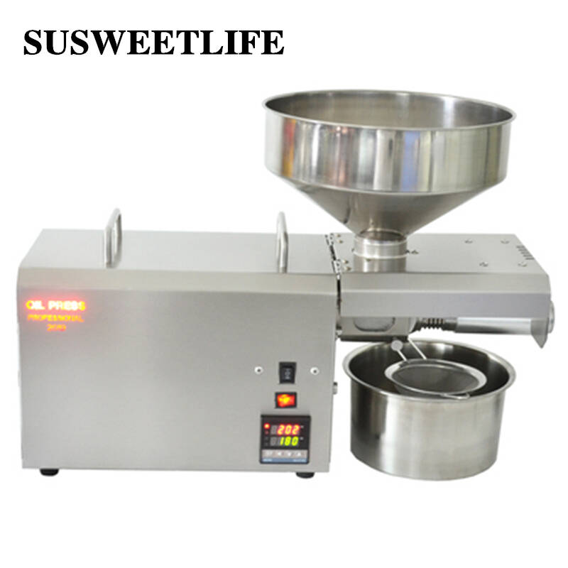 Home Cooking Oil Making Machine - 220V/110V S8 Oil Press Machine 1500W