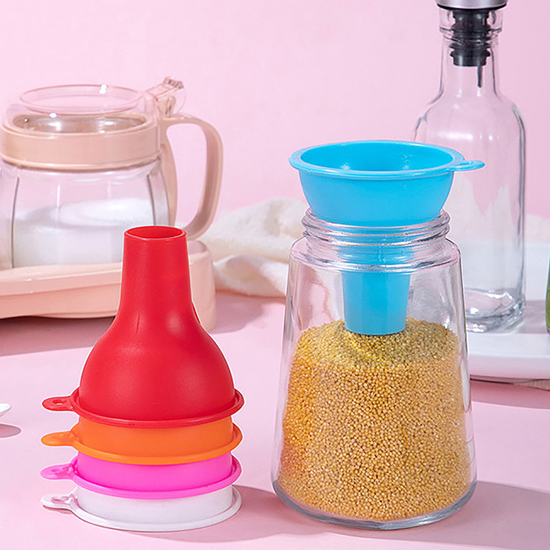 Home Cooking Oil - 7CM Silicone Wide-Mouth Funnel Wide Mouth