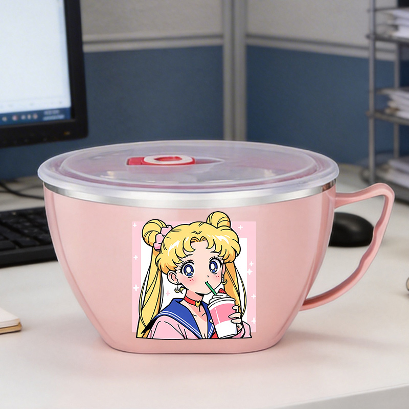Home Cooking Dishes - Sailor Moon Stainless Steel Noodle Bowl