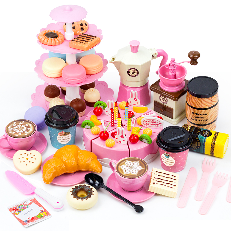 Home Cooking Game - Children Toy Food Tea Set Model