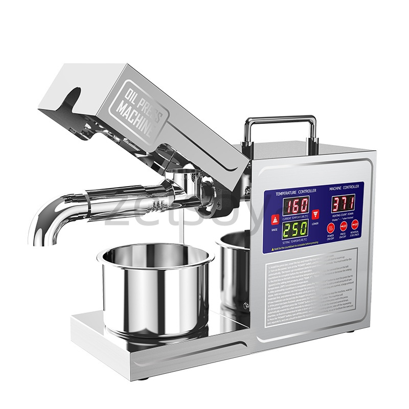 Home Cooking Oil Making Machine - stainless steel oil press machine small