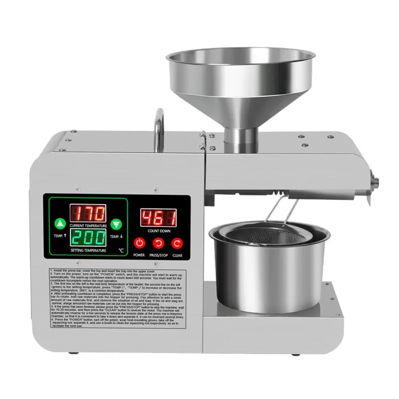 X8S Oil Presser Intelligent St - đánh giá và giá Home Cooking Oil Making Machine