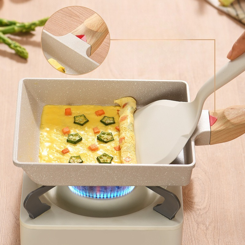 Non-Stick Tamagoyaki Square Pa - đánh giá và giá Home Cooking Egg Roll