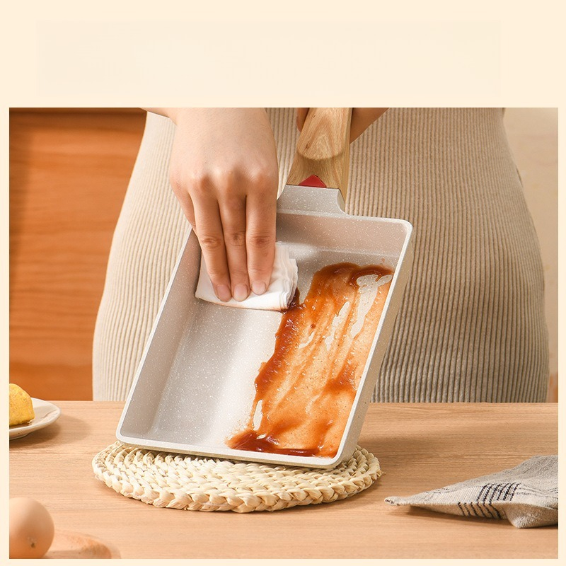 Non-Stick Tamagoyaki Square Pa - đánh giá và giá Home Cooking Egg Roll
