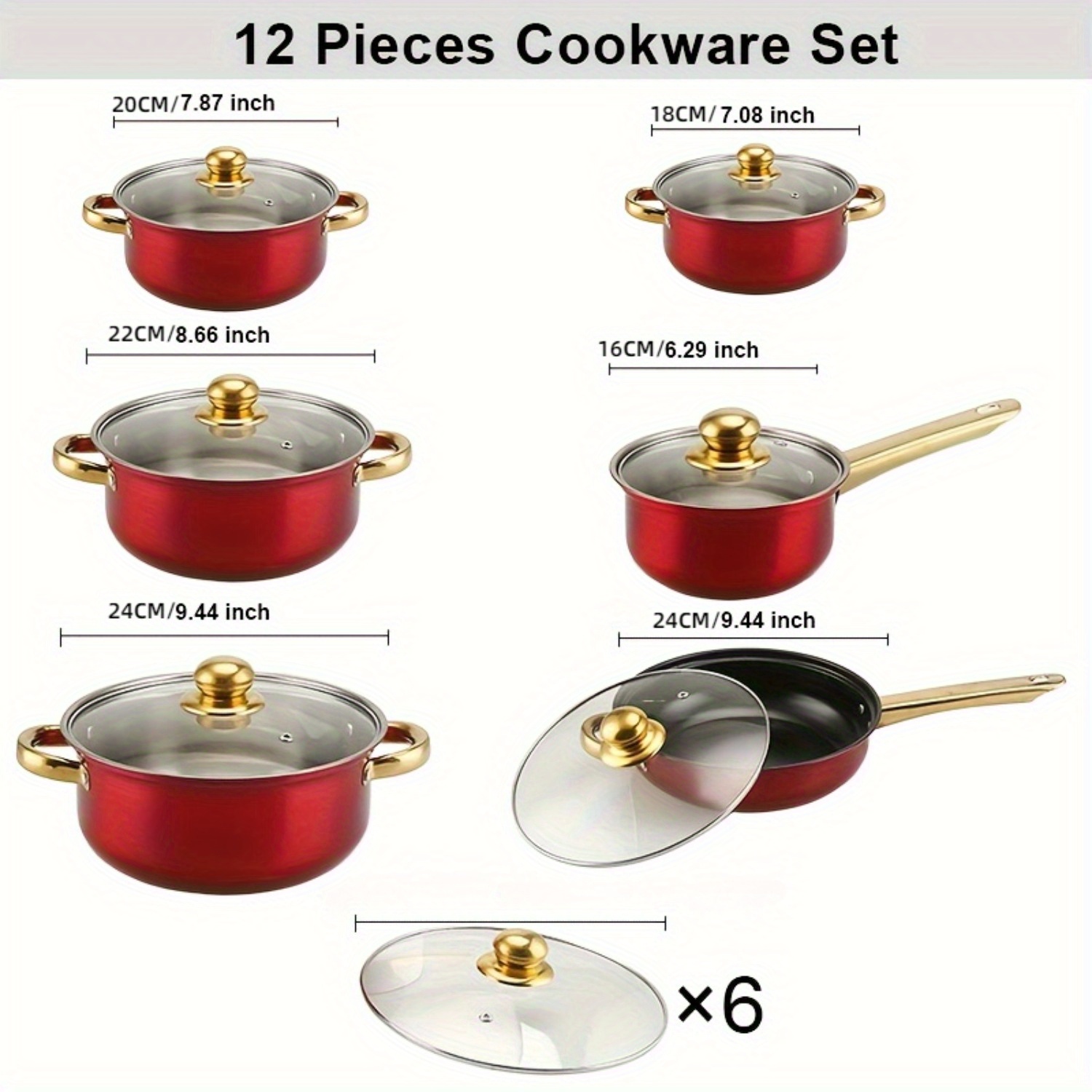 12pcs Stainless Steel Kitchenw - đánh giá và giá Paella Pan Steel