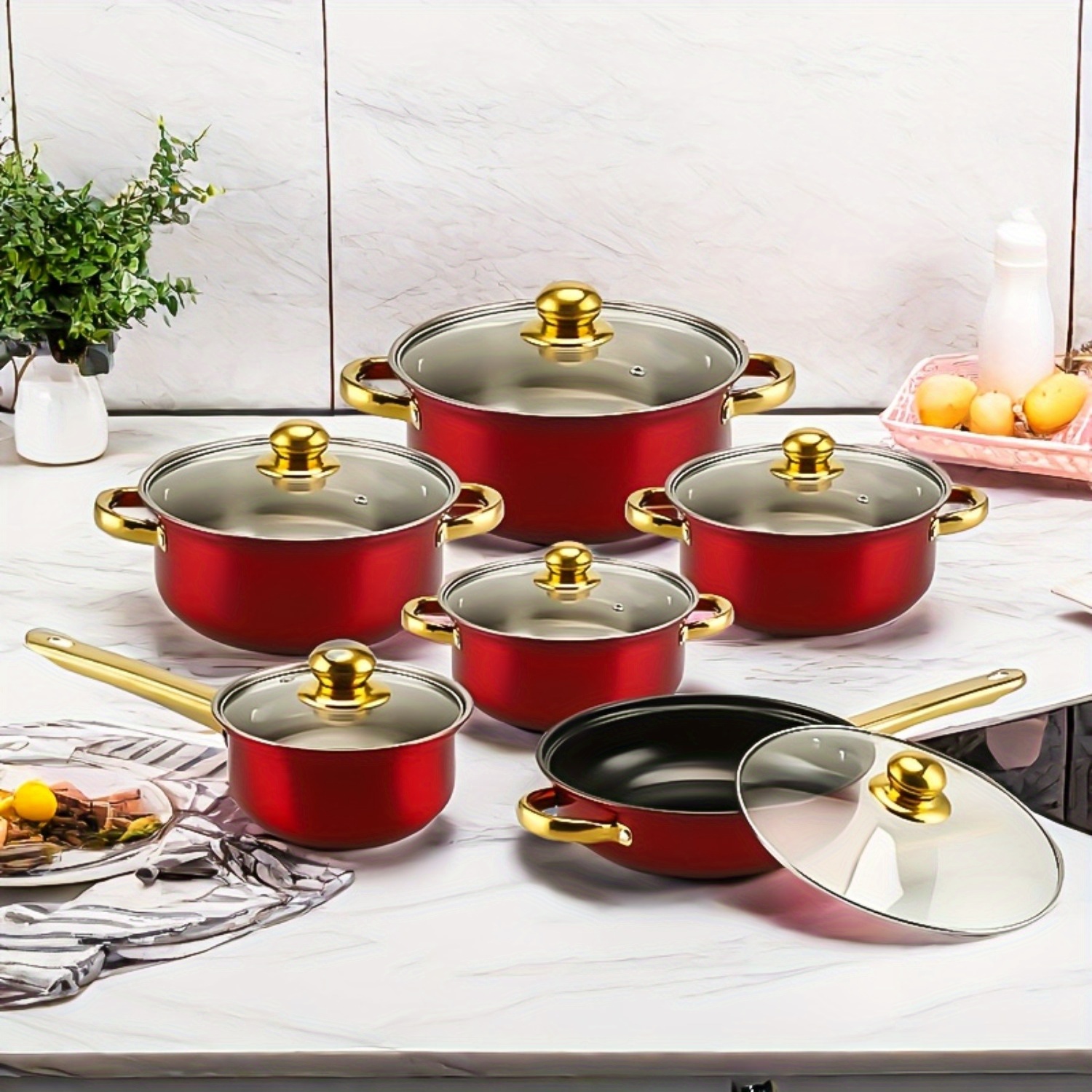 12pcs Stainless Steel Kitchenw - đánh giá và giá Paella Pan Steel