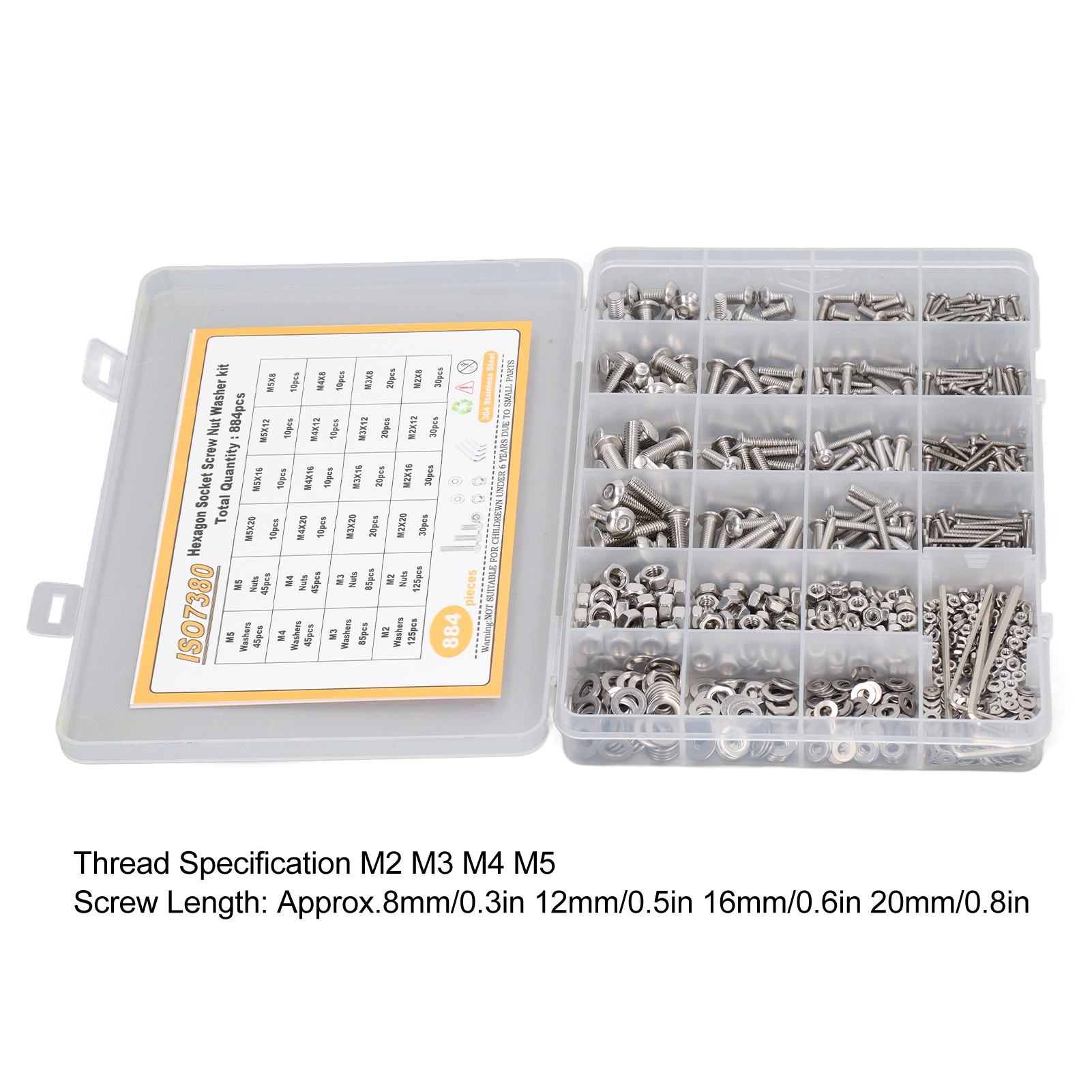 884 Pcs Stainless Steel Screw  - đánh giá và giá Paella Pan Steel