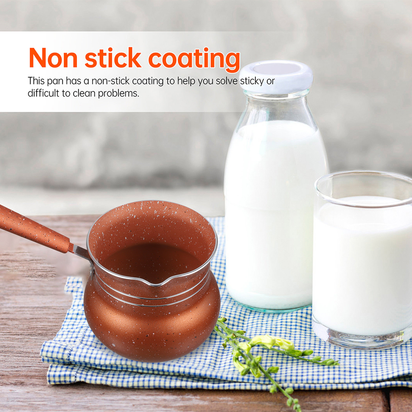 Milk Pot Nonstick Saucepan Kit - đánh giá và giá Home Cooking Utensils