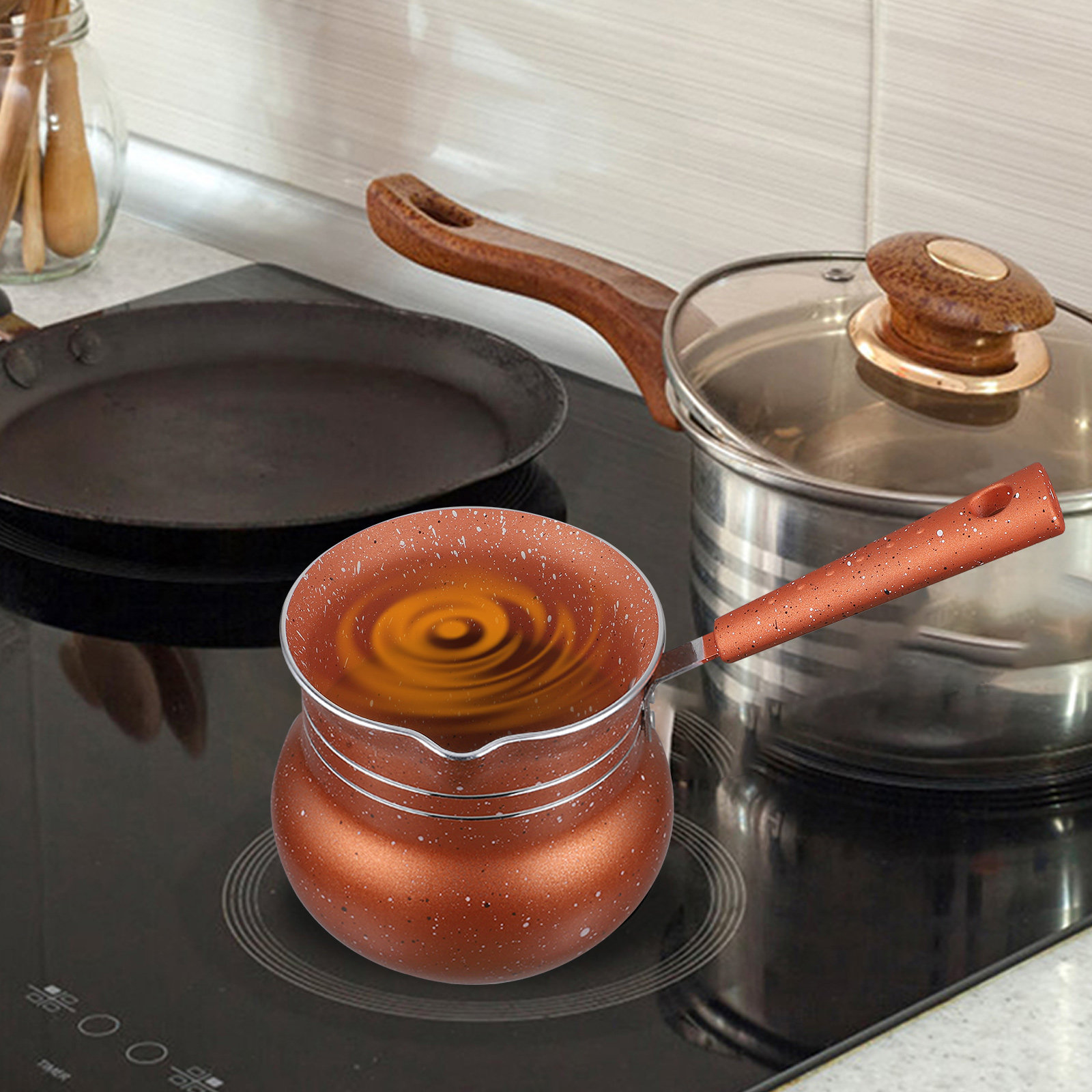 Milk Pot Nonstick Saucepan Kit - đánh giá và giá Home Cooking Utensils