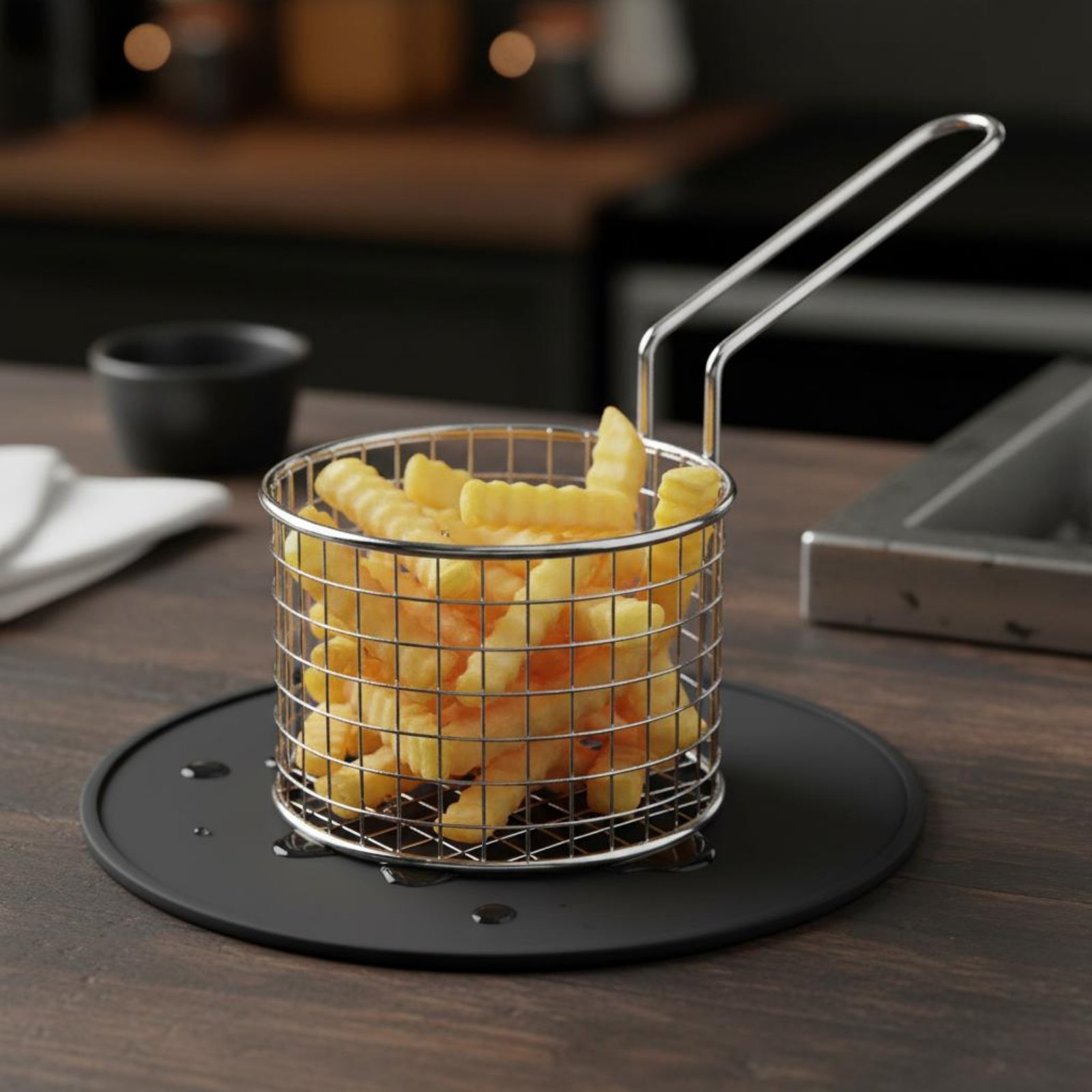 Stainless Steel Chip Basket Ea - đánh giá và giá Home Cooking Utensils