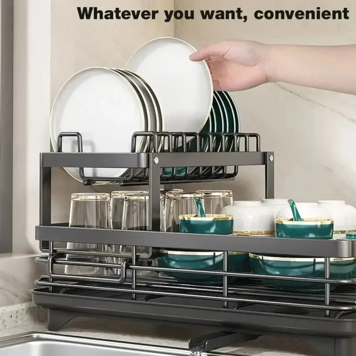 Double Layer Bowl Rack Adjusta - đánh giá và giá Home Cooking Dishes