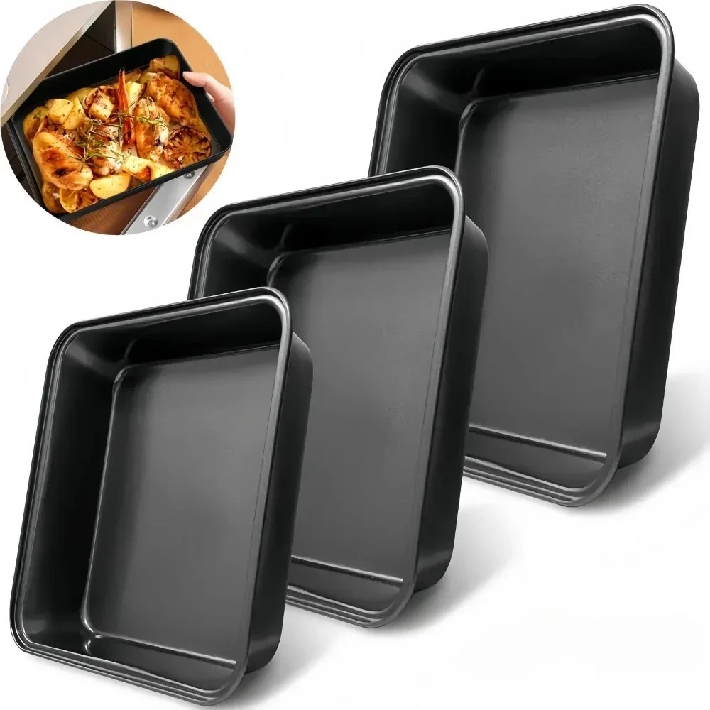 3-Piece Non-Stick Baking Trays - đánh giá và giá Paella Pan Steel