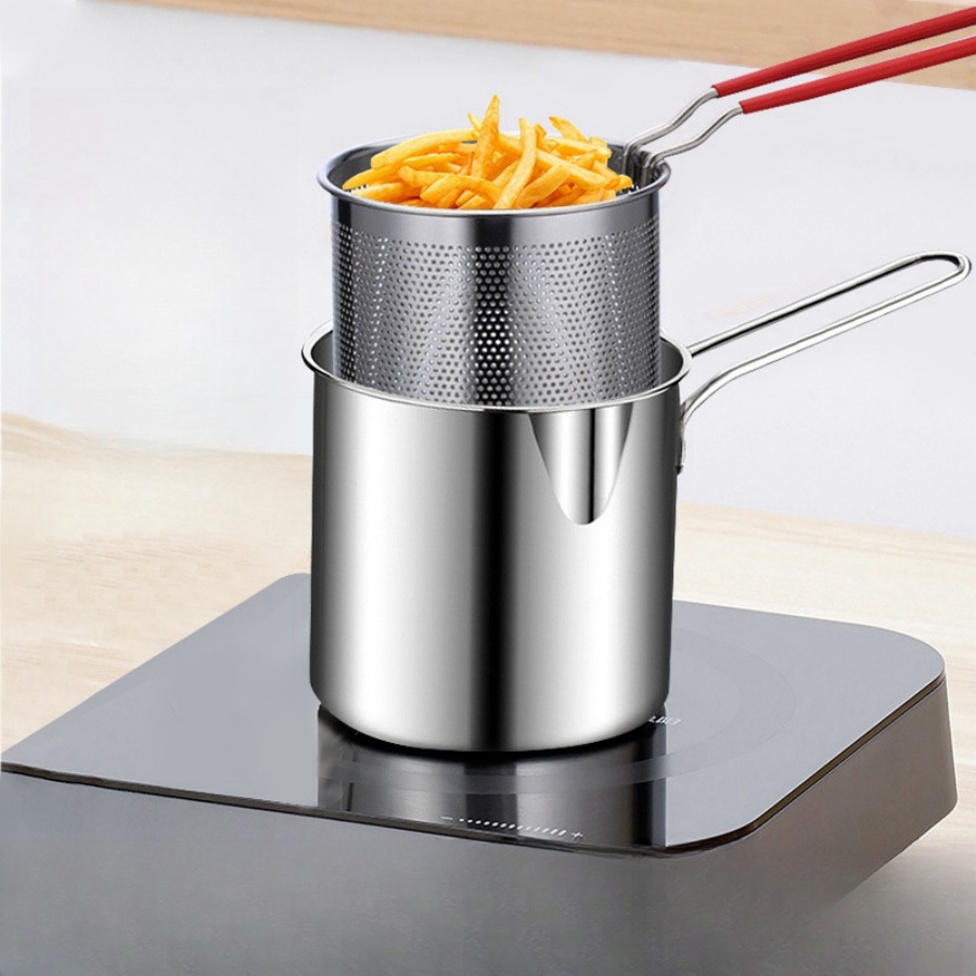 Compact Stainless Steel Deep F - đánh giá và giá Home Cooking Utensils