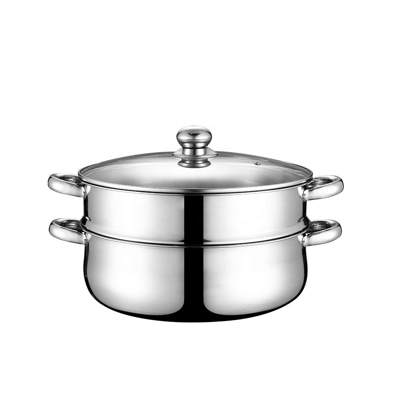 28-40CM Stainless Steel Steam  - đánh giá và giá Home Cooking Utensils