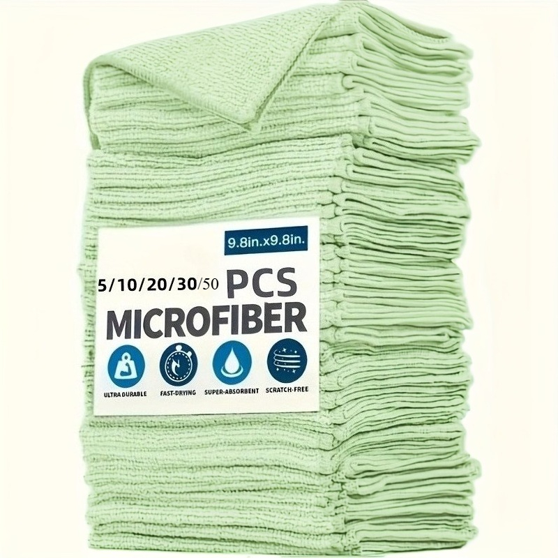 1-50Pcs Light Green Microfiber - đánh giá và giá Home Cooking Utensils