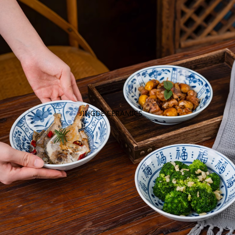 1pc Chinese Style Ceramic Tabl - đánh giá và giá Home Cooking Dishes