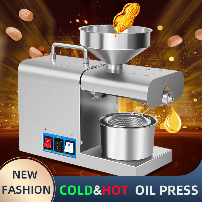 220V/110V Household Peanut Oil - đánh giá và giá Home Cooking Oil Making Machine