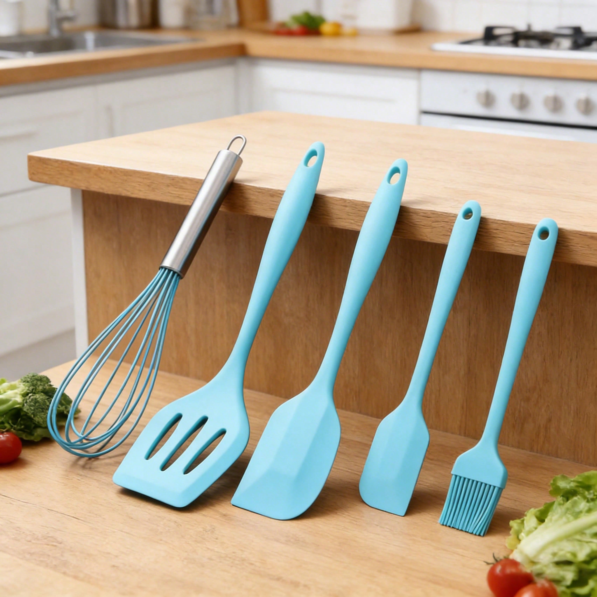 Silicone Cooking Utensils Set, - đánh giá và giá Home Cooking Utensils