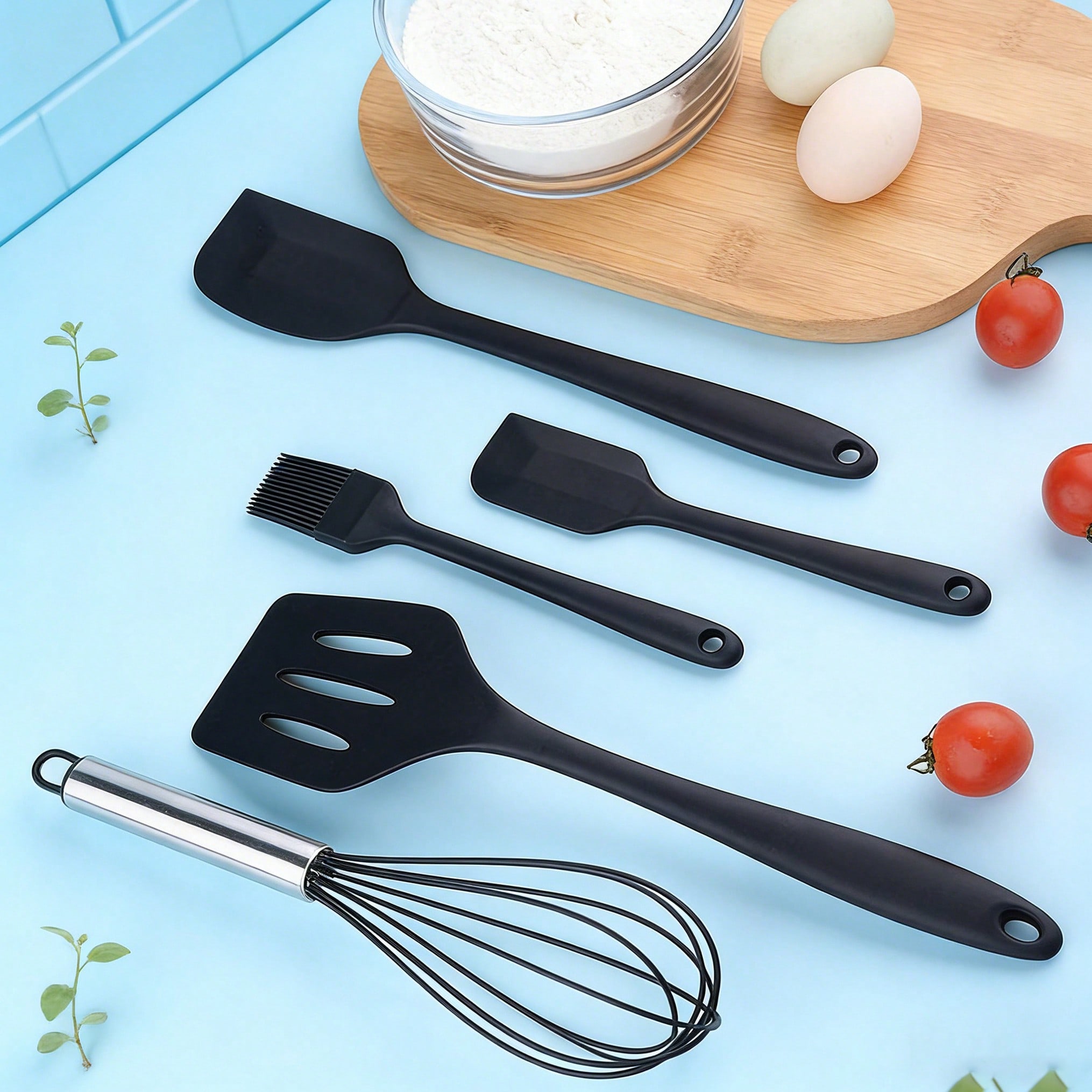 Silicone Cooking Utensils Set, - đánh giá và giá Home Cooking Utensils