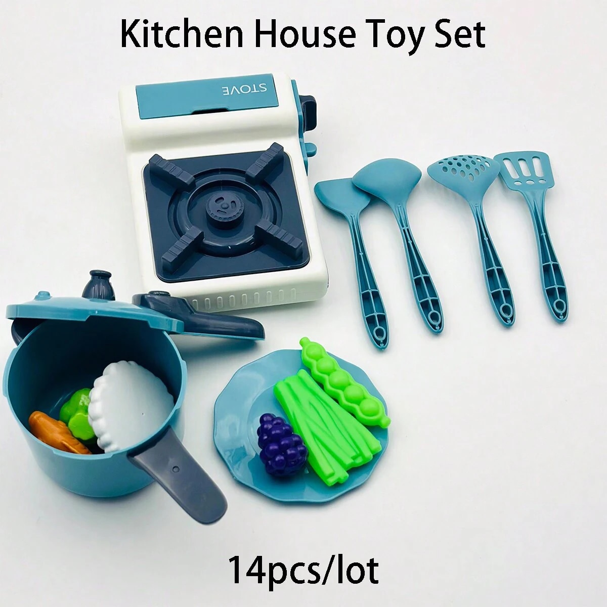 14Pcs Kids Kitchen Pretend Pla - đánh giá và giá Home Cooking Game
