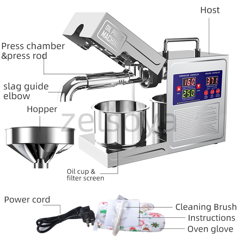 stainless steel oil press mach - đánh giá và giá Home Cooking Oil Making Machine