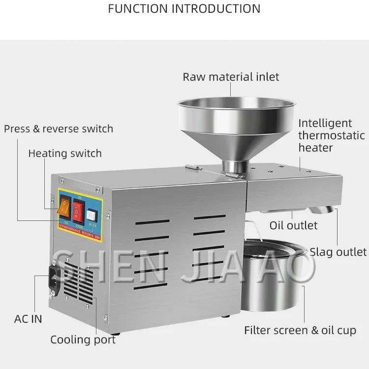R3 Automatic Multifunctional O - đánh giá và giá Home Cooking Oil Making Machine