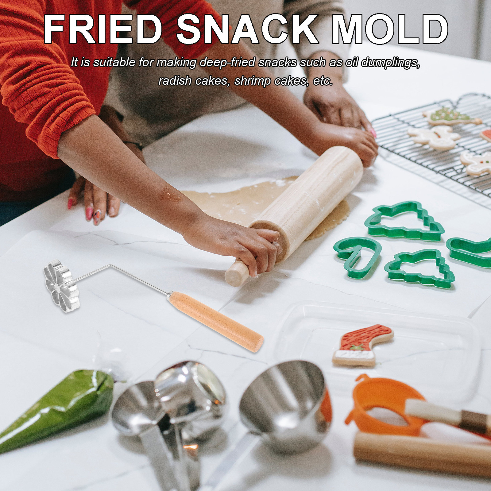 1Set Oil Dough Frying Mold Stu - đánh giá và giá Home Cooking Utensils