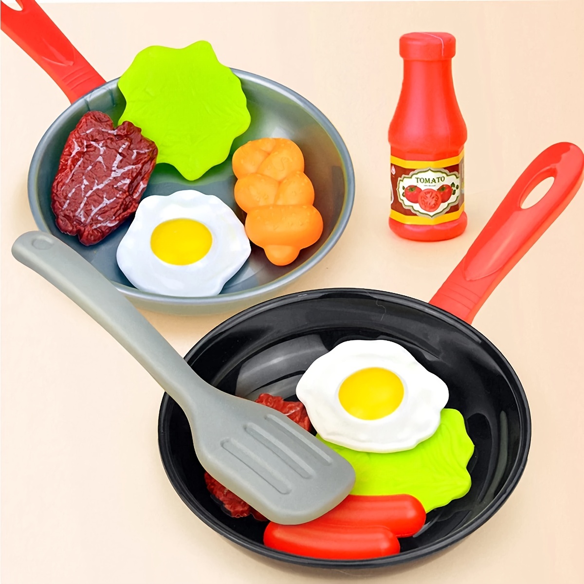 8PCS Children Kitchen Food Toy - đánh giá và giá Home Cooking Game