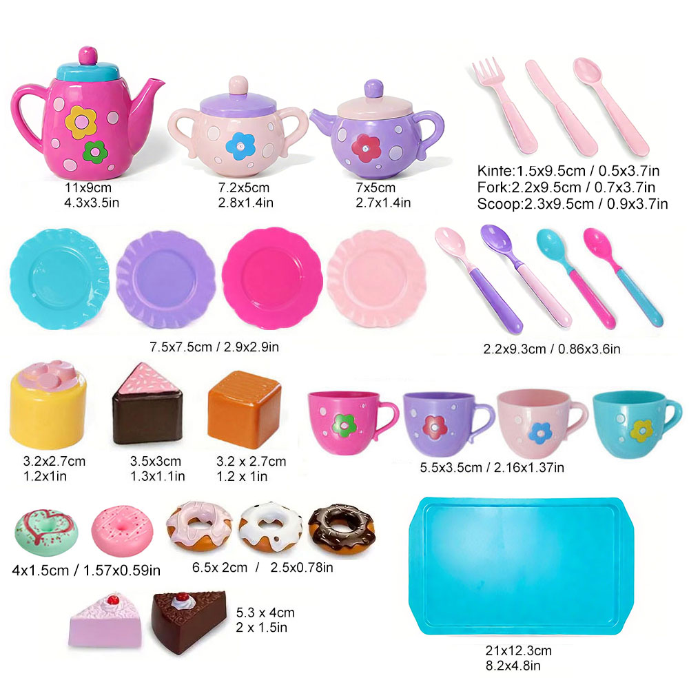 Tea set for girls, tea party s - đánh giá và giá Home Cooking Game