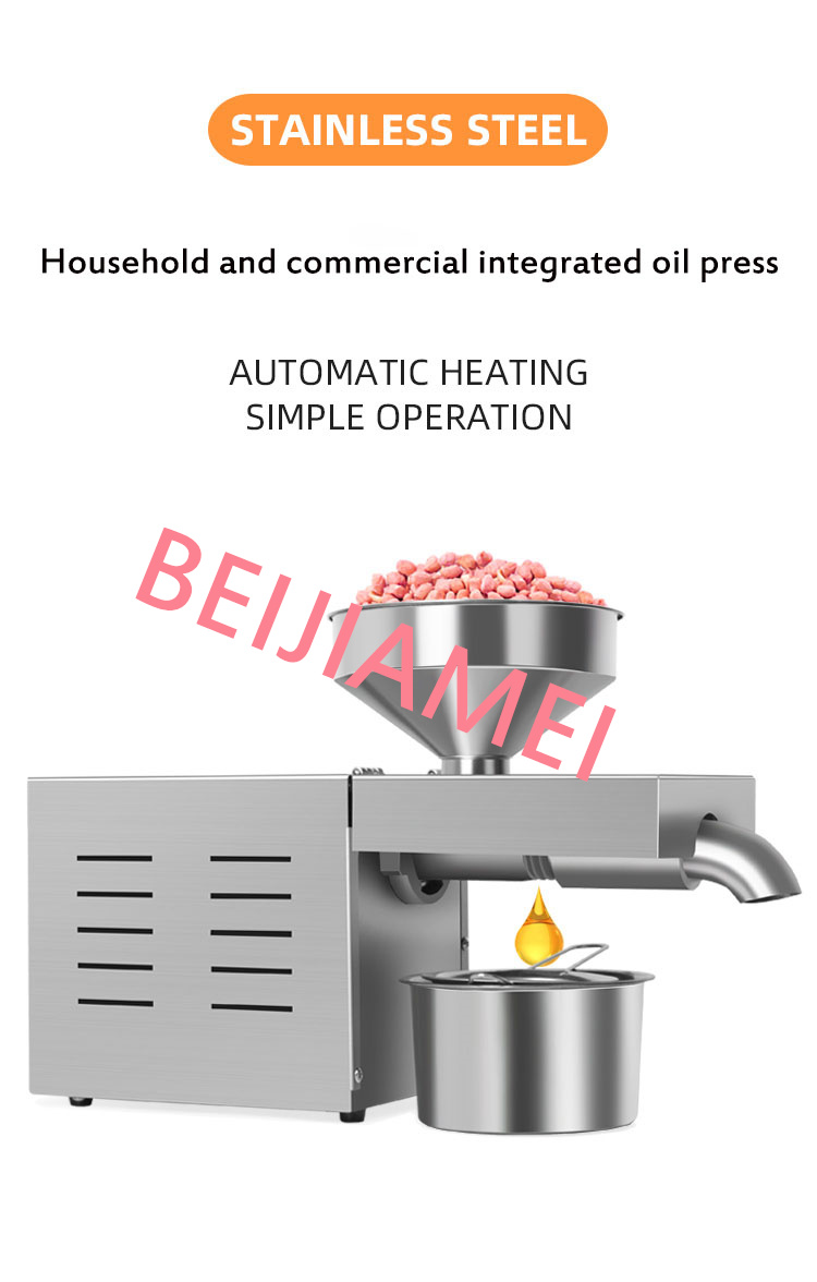 Automatic Intelligent Oil Pres - đánh giá và giá Home Cooking Oil Making Machine