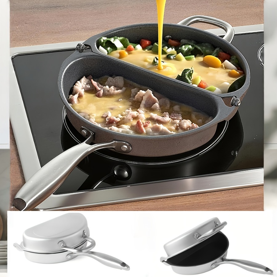 Double Sided Non Stick Pan Fol - đánh giá và giá Home Cooking Egg Roll
