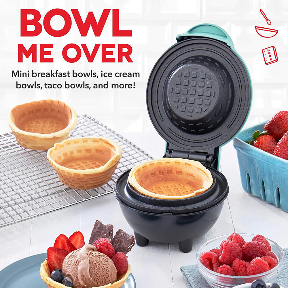 New Mini Waffle Bowl Maker 110 - đánh giá và giá Home Cooking Egg Roll