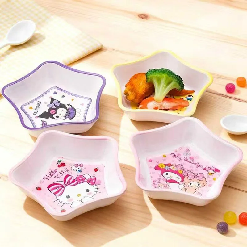 Cute Hello Kitty Bowl Five-poi - đánh giá và giá Home Cooking Dishes